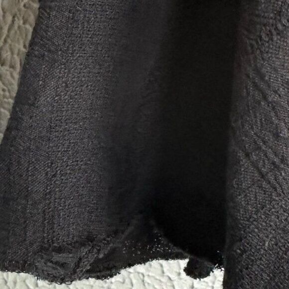 American Eagle Black Outfitter Wrap Front Cami Dress Sleeveless Spaghetti Size S - Picture 6 of 10